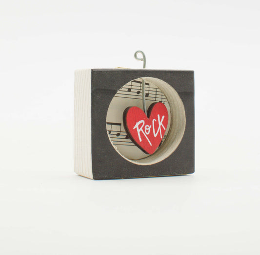 I Sospesi – Piccoli Quadri Artigianali in Legno da Appendere - Rock