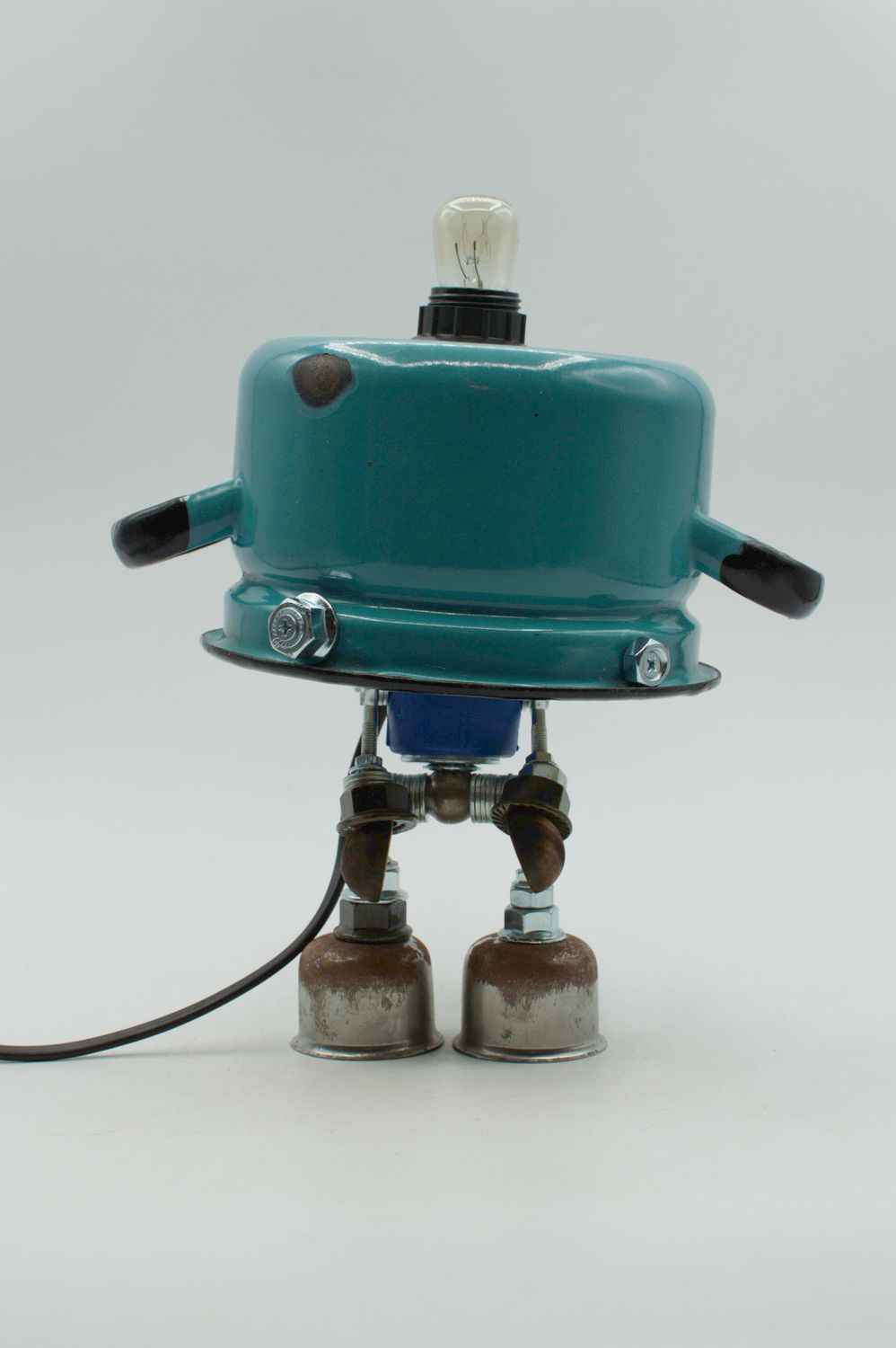 Robot lampada da tavolo stile "PENTOLINO" fatta a mano