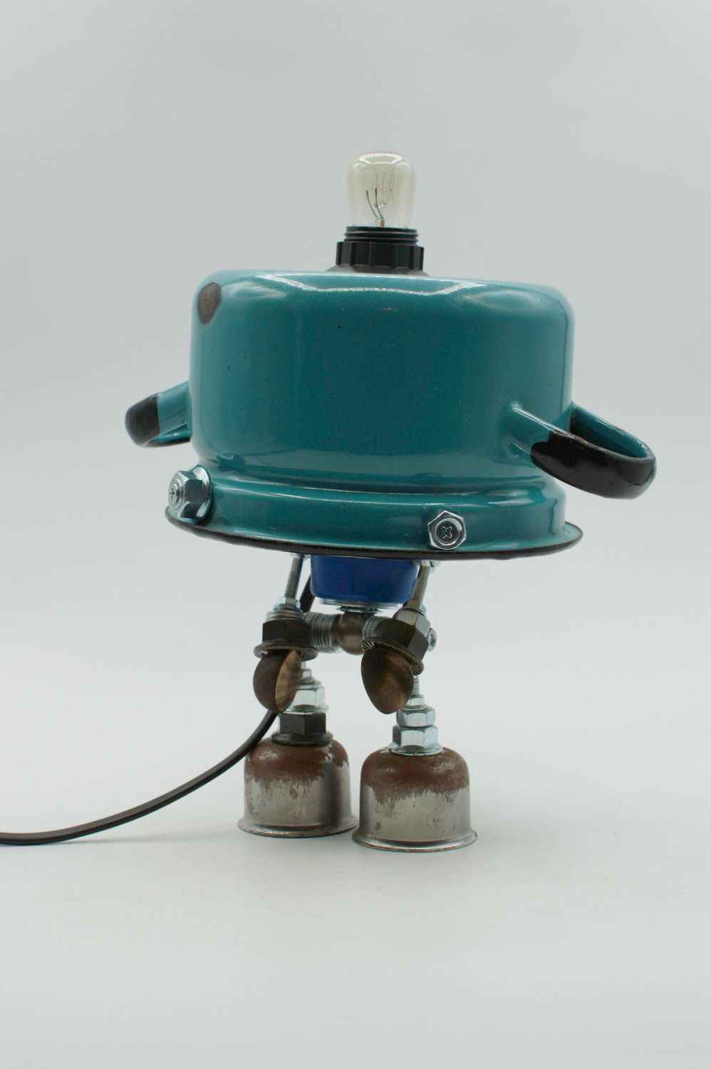 Robot lampada da tavolo stile "PENTOLINO" fatta a mano