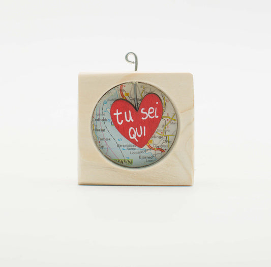 I Sospesi – Piccoli Quadri Artigianali in Legno da Appendere - Love