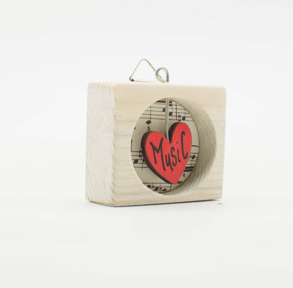 I Sospesi – Piccoli Quadri Artigianali in Legno da Appendere -  Music