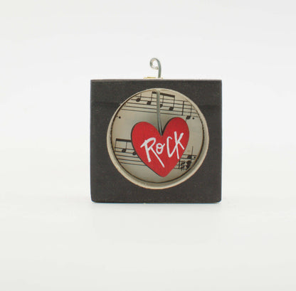 I Sospesi – Piccoli Quadri Artigianali in Legno da Appendere -  Rock