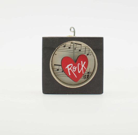 I Sospesi – Piccoli Quadri Artigianali in Legno da Appendere -  Rock